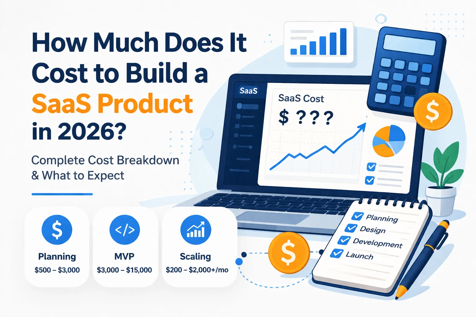 How Much Does It Cost to Build a SaaS Product in 2026?