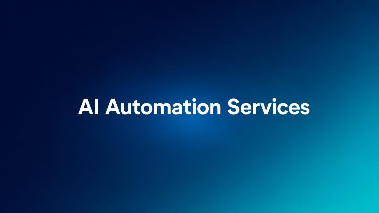AI Automation Services: What You Actually Get